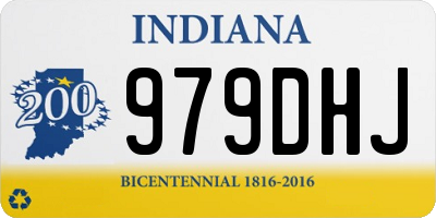 IN license plate 979DHJ