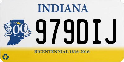 IN license plate 979DIJ