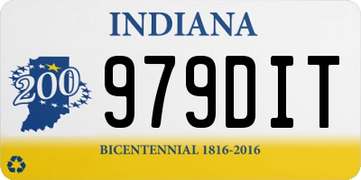 IN license plate 979DIT