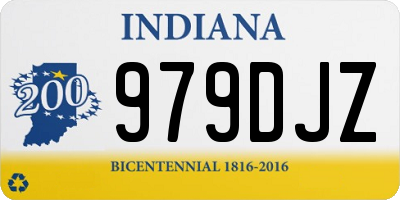 IN license plate 979DJZ