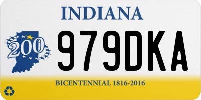 IN license plate 979DKA
