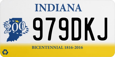 IN license plate 979DKJ