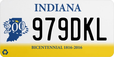 IN license plate 979DKL
