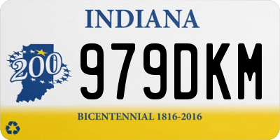 IN license plate 979DKM