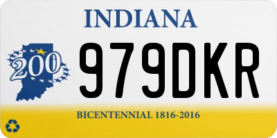IN license plate 979DKR
