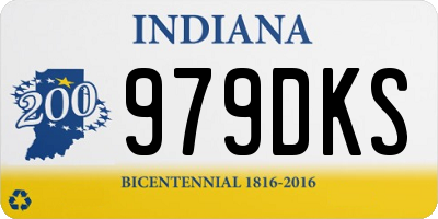 IN license plate 979DKS