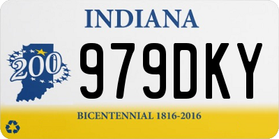 IN license plate 979DKY