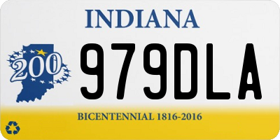 IN license plate 979DLA