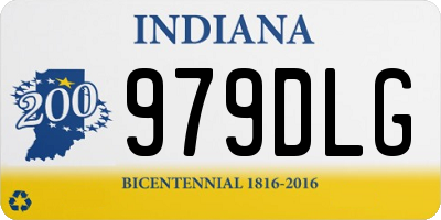 IN license plate 979DLG