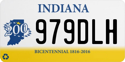 IN license plate 979DLH
