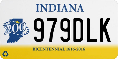 IN license plate 979DLK