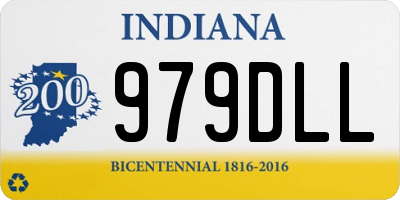 IN license plate 979DLL