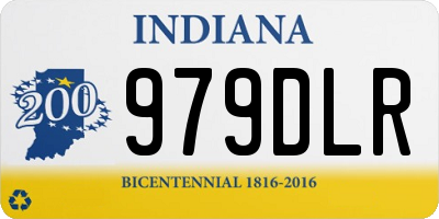 IN license plate 979DLR