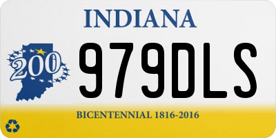 IN license plate 979DLS