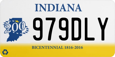 IN license plate 979DLY