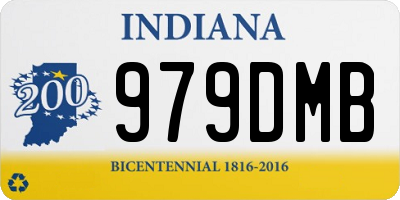 IN license plate 979DMB