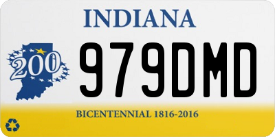 IN license plate 979DMD
