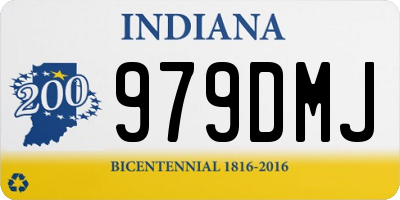IN license plate 979DMJ