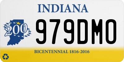 IN license plate 979DMO