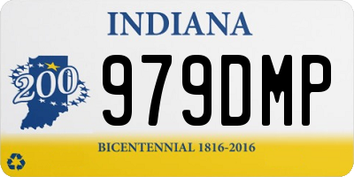 IN license plate 979DMP