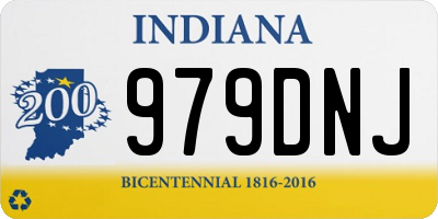 IN license plate 979DNJ