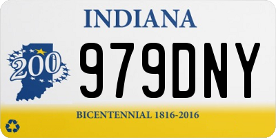 IN license plate 979DNY