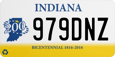 IN license plate 979DNZ