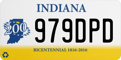 IN license plate 979DPD