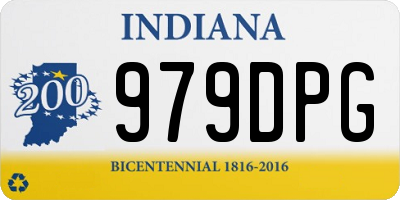 IN license plate 979DPG