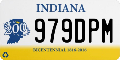 IN license plate 979DPM