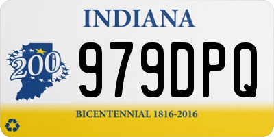 IN license plate 979DPQ