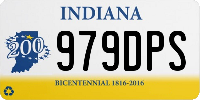 IN license plate 979DPS