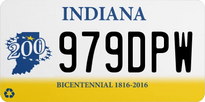 IN license plate 979DPW