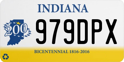 IN license plate 979DPX