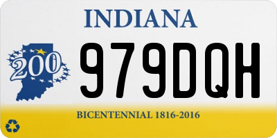 IN license plate 979DQH