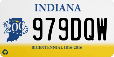 IN license plate 979DQW