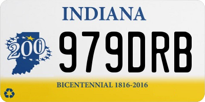 IN license plate 979DRB