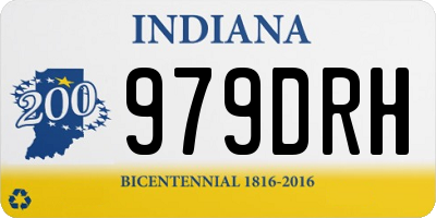 IN license plate 979DRH