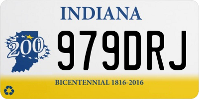 IN license plate 979DRJ