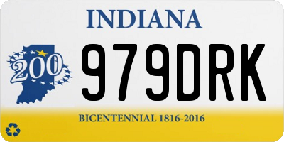 IN license plate 979DRK