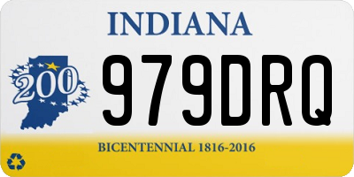 IN license plate 979DRQ
