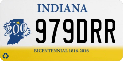 IN license plate 979DRR