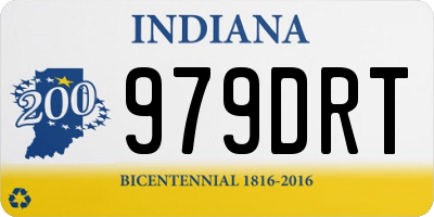 IN license plate 979DRT