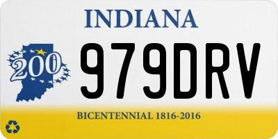IN license plate 979DRV