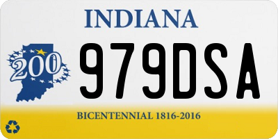 IN license plate 979DSA