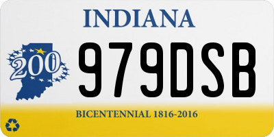 IN license plate 979DSB
