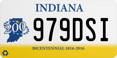 IN license plate 979DSI