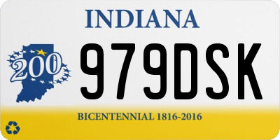 IN license plate 979DSK