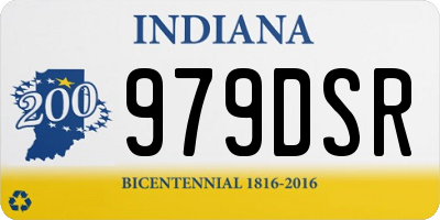 IN license plate 979DSR