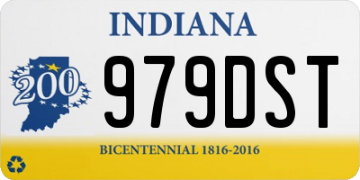 IN license plate 979DST